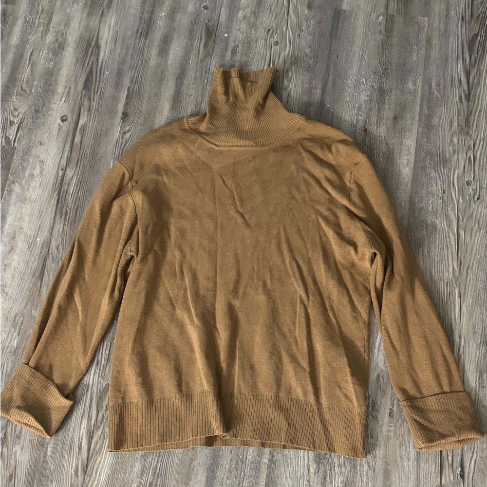 George Tan Cowl Neck Sweater Timeless Knit Design